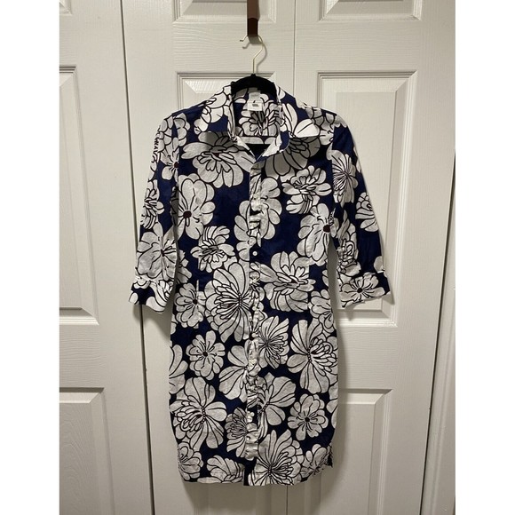 Craig Taylor Egyptian Cotton Button Down Summer Tuscany Sarah Dress -Size Small - Picture 1 of 9